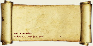 Jagodinka Vesković vizit kartica